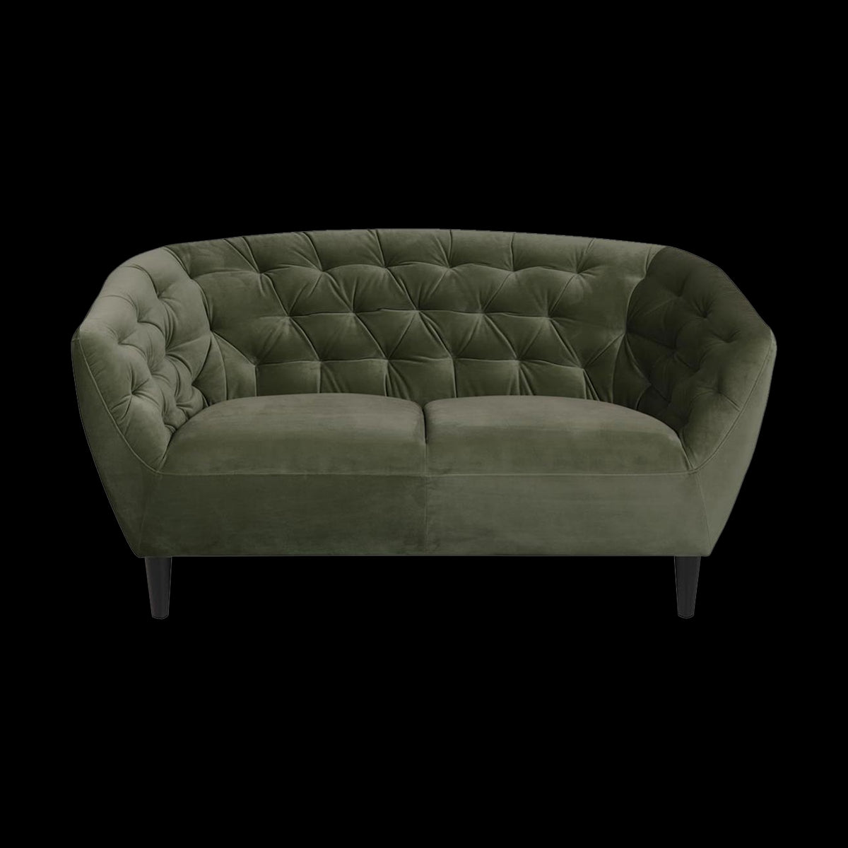 Lisomme Kaat 2 zits bank donkergroen