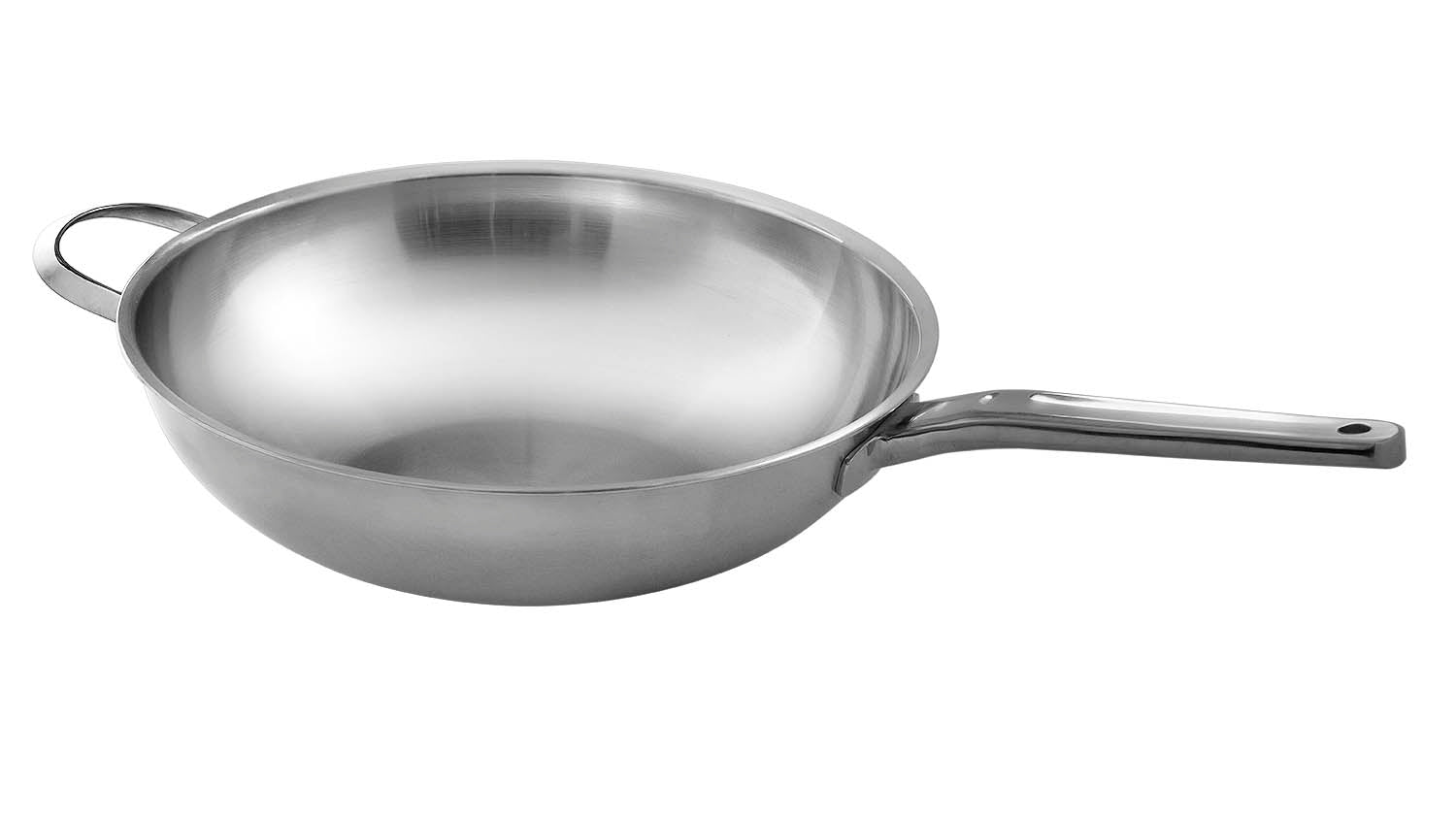 Wok - 32 cm - RVS - Cookai