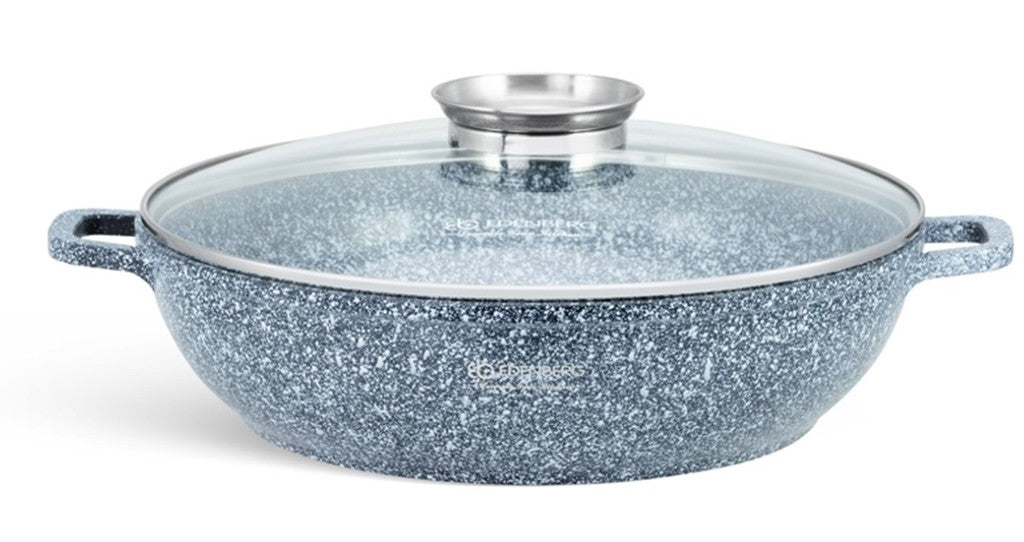 Edenberg Stonetec Line - Wokpan Keramisch - Ø 32 cm - 5.5l - 3-laags