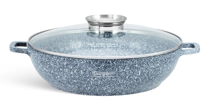 Edenberg Stonetec Line - Wokpan Keramisch - Ø 32 cm - 5.5l - 3-laags