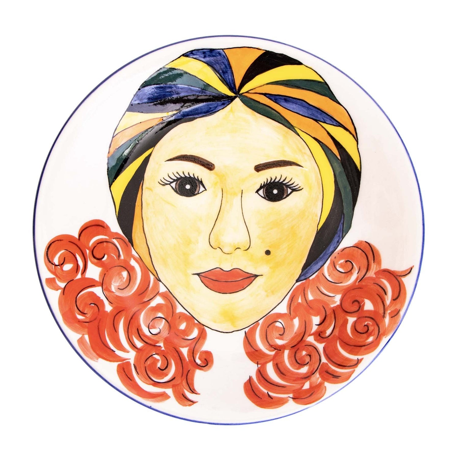 Return to Sender Braziliaanse vrouw bord, 22 cm