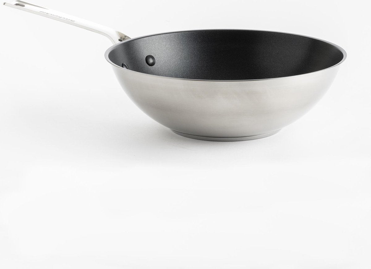 KitchenAid Stainless Steel Wok - 28cm - Inductie