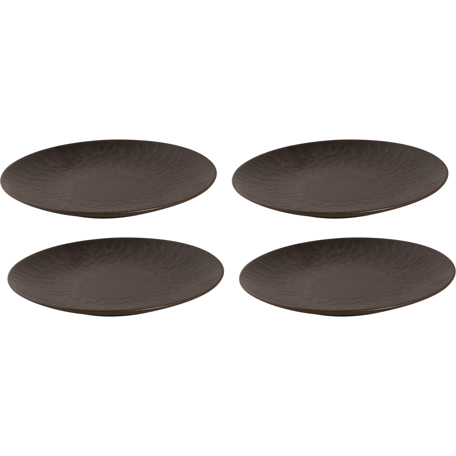 Palmer Bord coupe Ruston 22 cm Bruin Stoneware 4 stuks