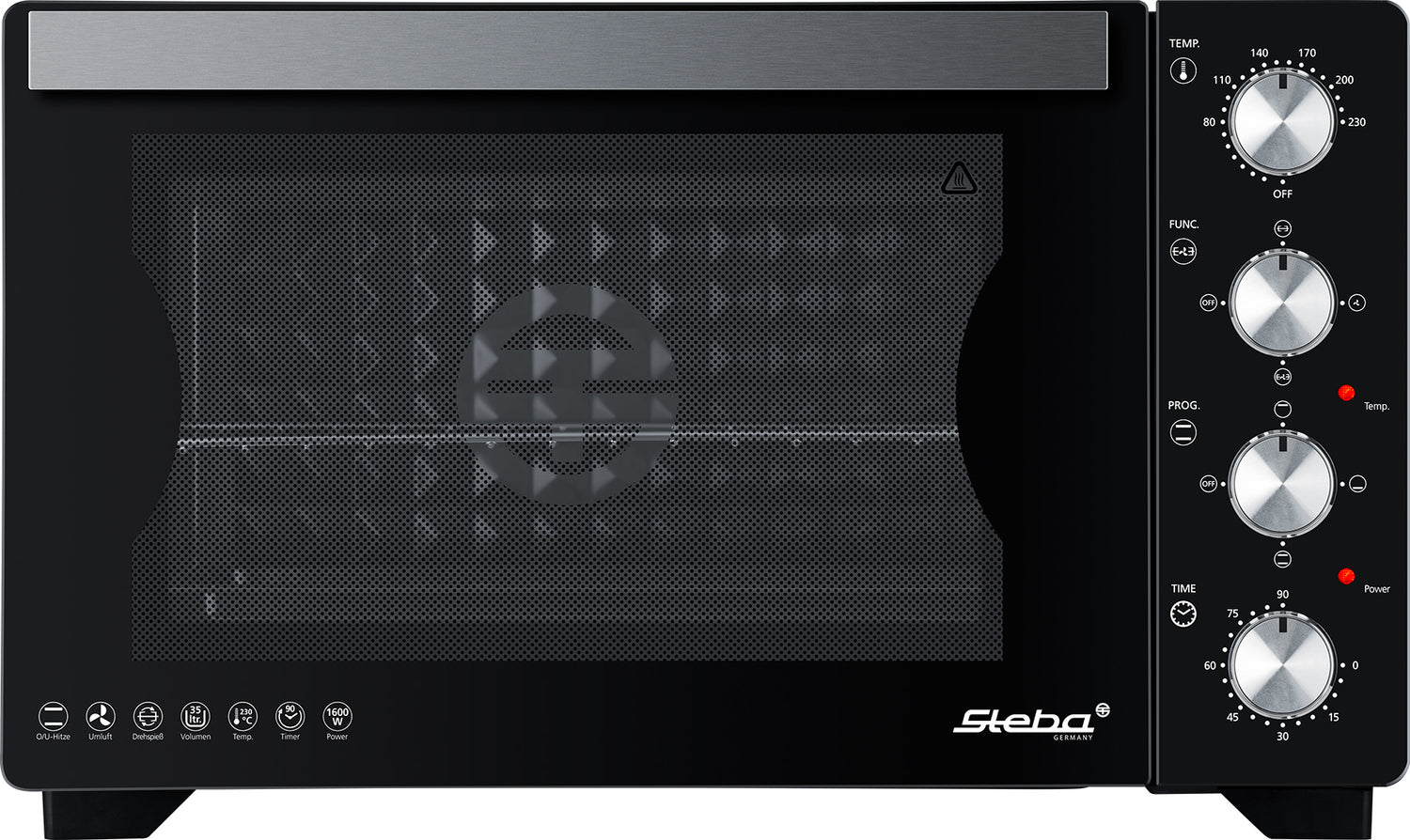 Steba KBM35 - Grill Bakoven met Draaispit - 35L - Vrijstaand - Zwart