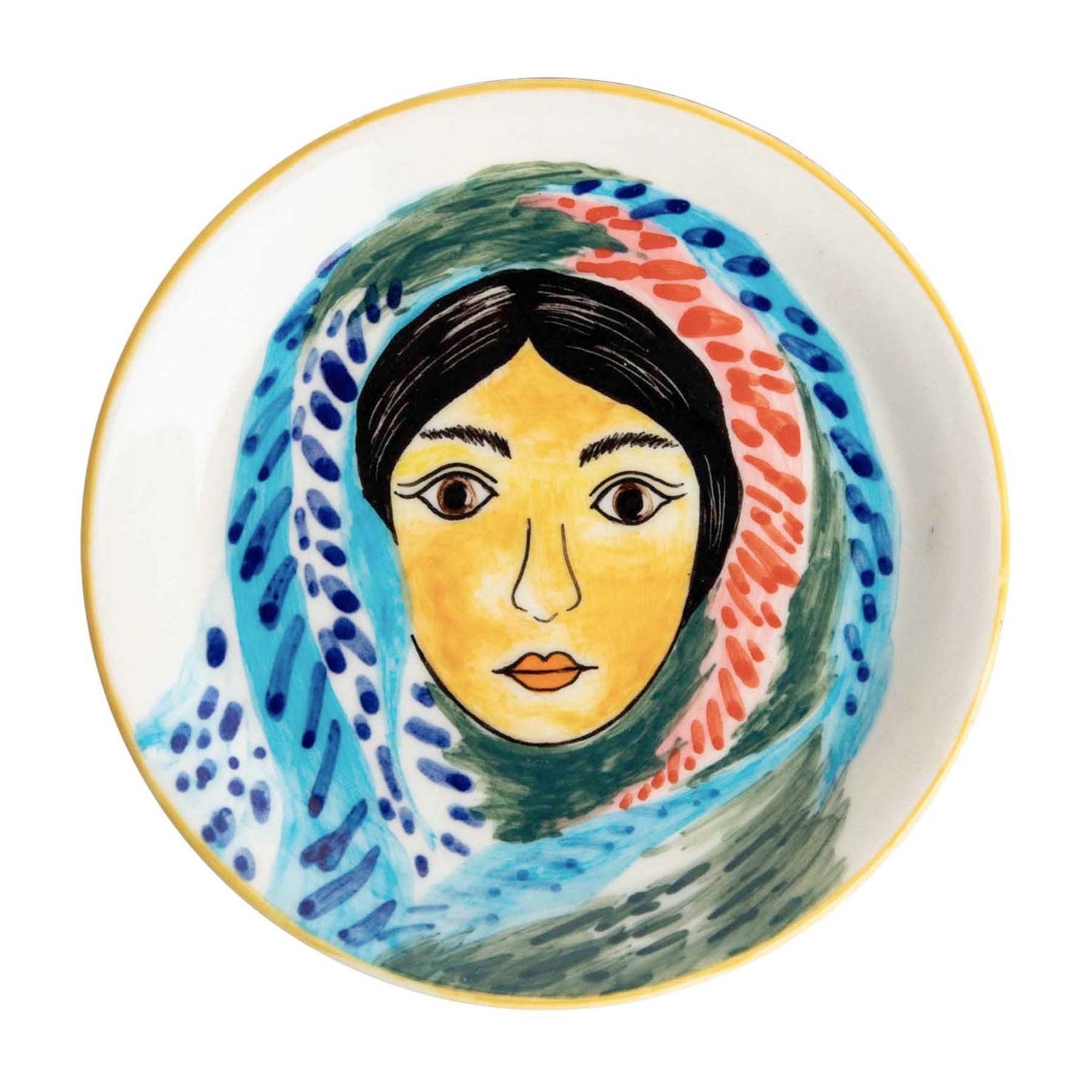 Return to Sender Marokkaanse vrouw bord, 22 cm