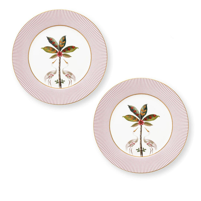 Pip Studio Borden - Set van 2 - Roze - La Majorelle - Ø21cm