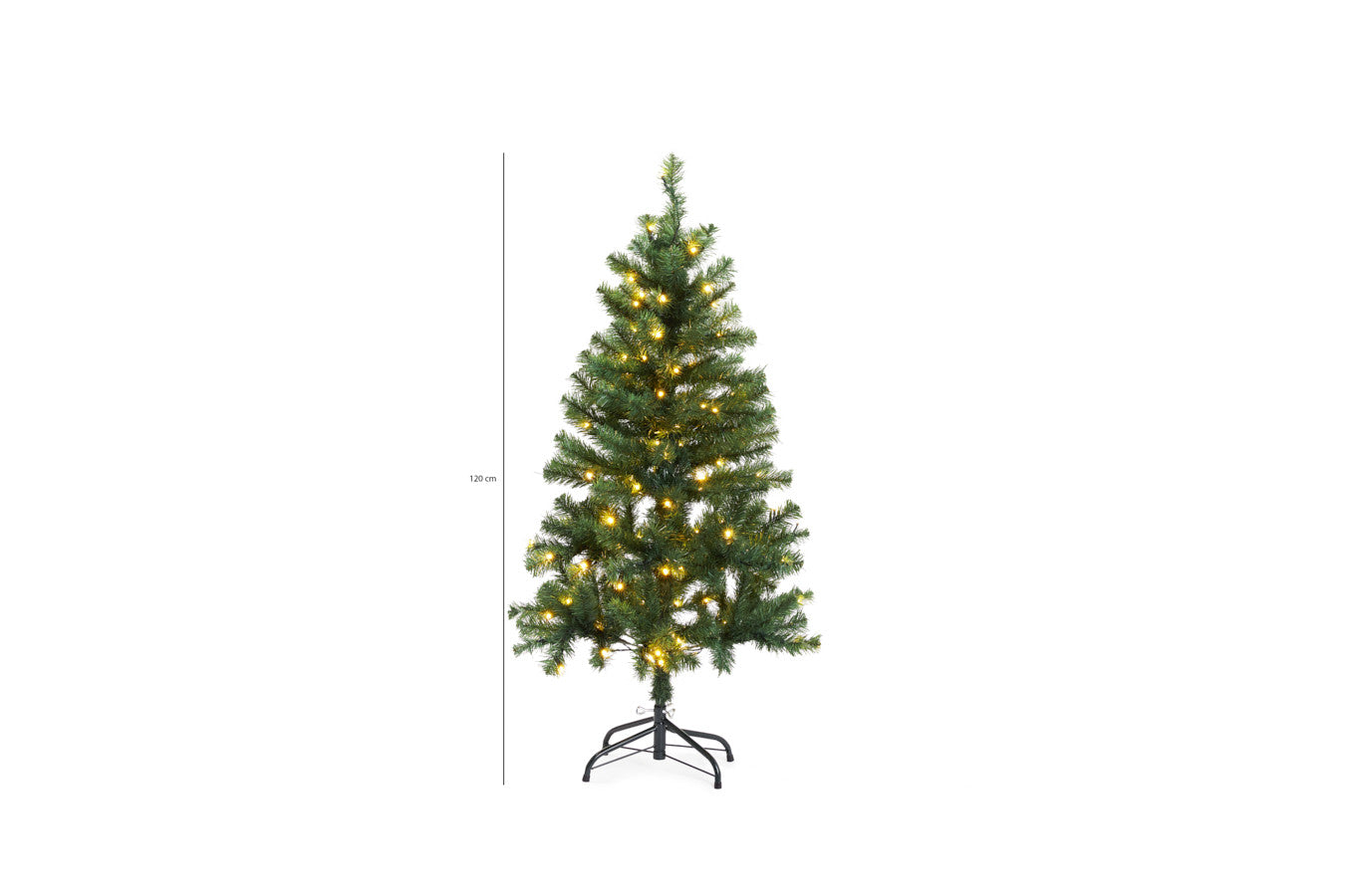 Lifa Living Kunstkerstboom met verlichting, 120 cm