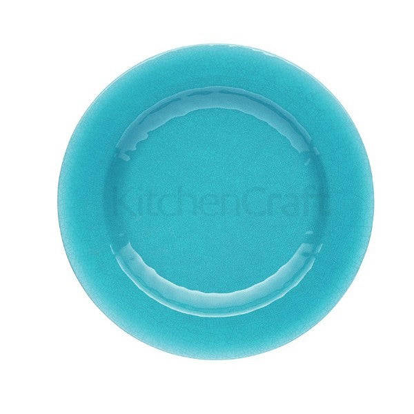 KitchenCraft - Set van 2 - Dinerbord Rond - Blauw - 28cm - KitchenCraf