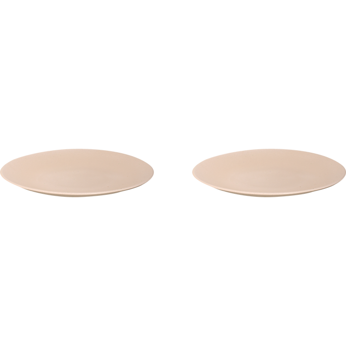Mammoet Bord Spirit 27.5 cm Wit Stoneware 2 stuks