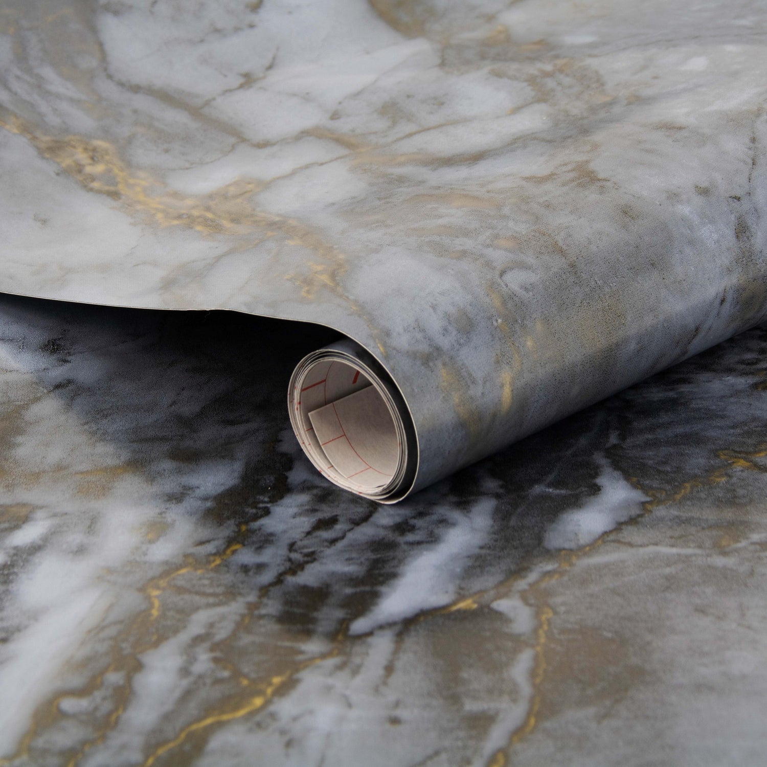 d-c-fix Romeo Plakfolie - 45x200cm - Blauw - Marmer - Zelfklevend