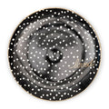 Riviera Maison Dots & Stripes Loved Cake Plate -  16.0x16.0x2.0 cm