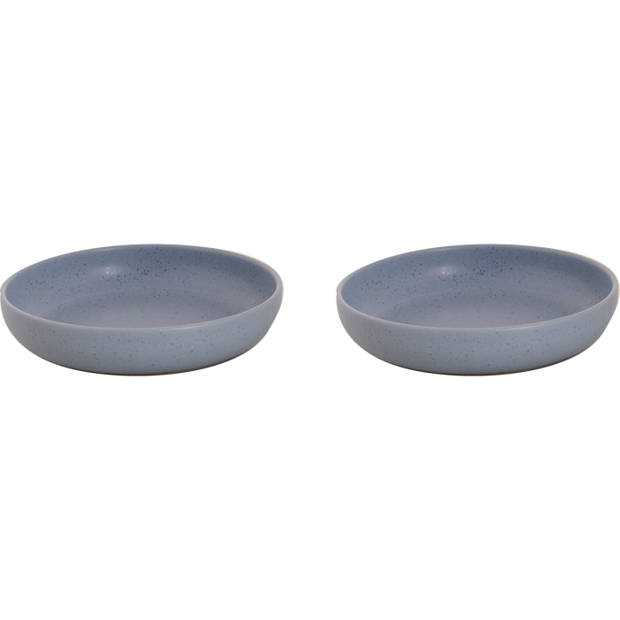 Palmer Bord diep Sandy Loam 22 cm Blauw Stoneware 2 stuks