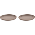 Palmer Bord Sandy Loam 28 cm Grijs Stoneware 2 stuks