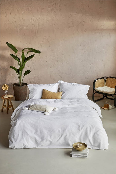 Walra - Dekbedovertrek Forever Cotton - 140x220 - Wit