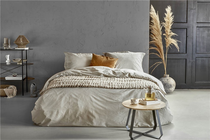 Walra - Dekbedovertrek Forever Cotton - 200x220 - Zand