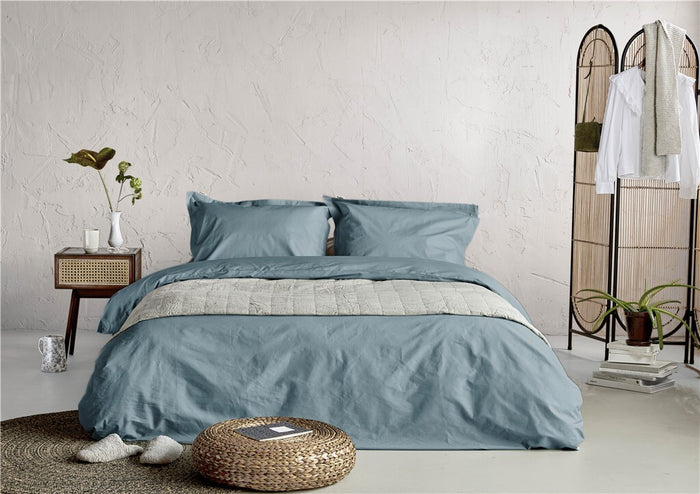 Walra - Dekbedovertrek Forever Cotton - 240x220 - Zeeblauw