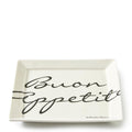 Riviera Maison dinerbord met tekst, avondeten - Buon Appetito - Wit