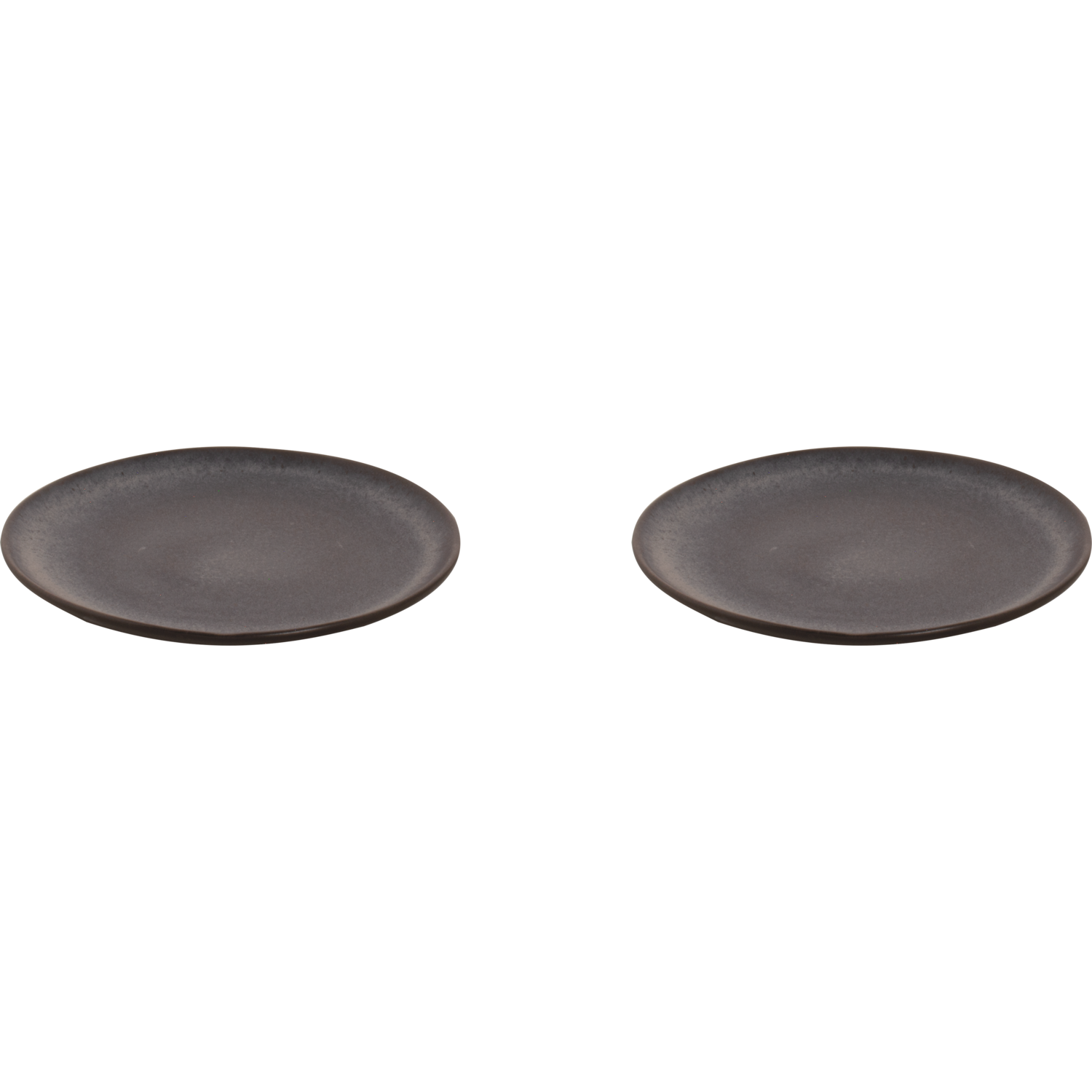 Palmer Bord Houston 22 cm Grijs Zwart Stoneware 2 stuks