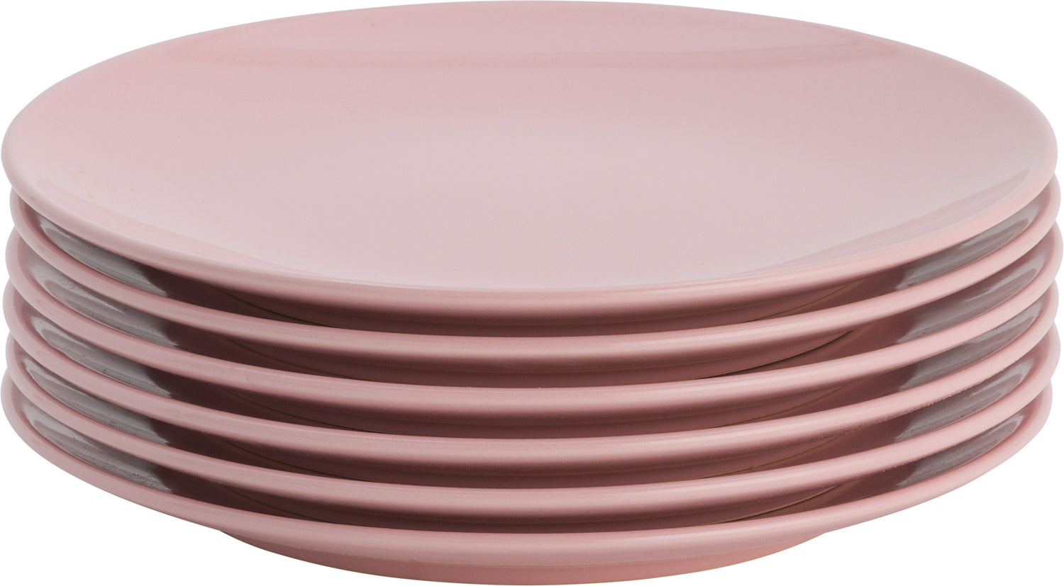 Lite-Body Hermes Ontbijtbord - Set van 6 stuks - Ø 20 cm - Roze