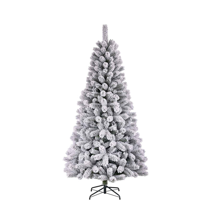 Black Box medford kerstboom groen frosted tips 710 maat in cm: 215x114