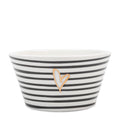 Riviera Maison Dots & Stripes Heart Bowl -  11.8x11.8x6.8 cm
