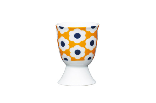 KitchenCraft - Set van 4 - Eierdopje - Retro Bloemen - KitchenCraft