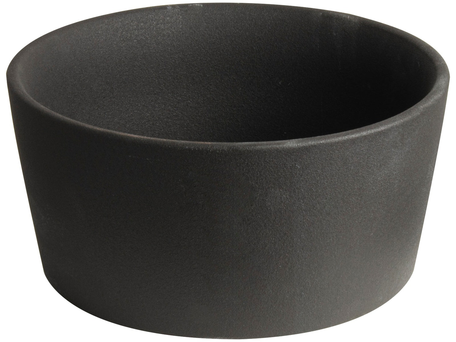 Gusta Serveerschaal ø23x11,5cm zwart - Herman den Blijker