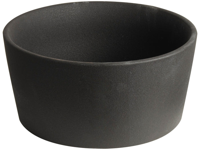 Gusta Serveerschaal ø23x11,5cm zwart - Herman den Blijker