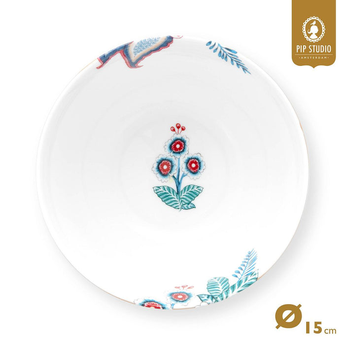 Pip Studio Kommen - Set van 2 - Lichtblauw - Flower Festival - Ø15cm