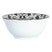 Clayre & Eef Soepkom  Ø 13 cm Wit Zwart Keramiek Rond Serveerkom