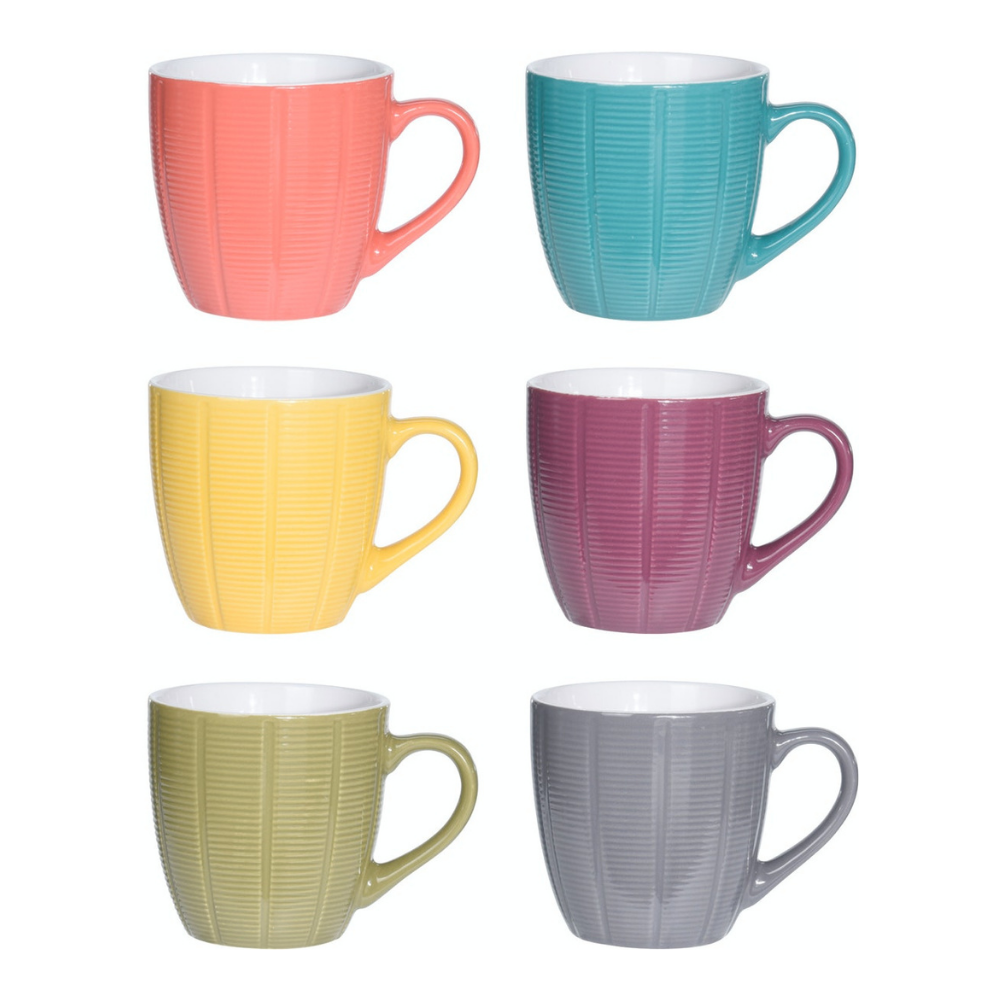 OTIX Koffiekopjes Koffiemokken 6 stuks Koffietassen Meerdere kleure...