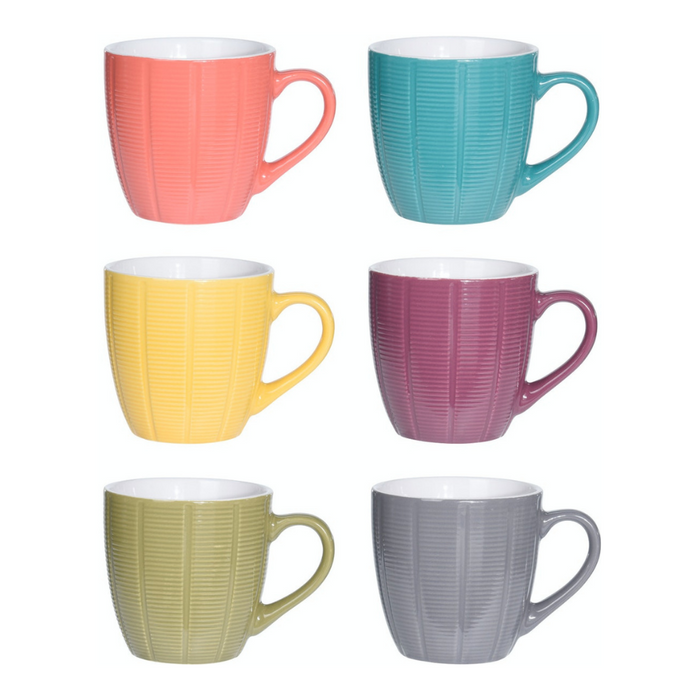 OTIX Koffiekopjes Koffiemokken 6 stuks Koffietassen Meerdere kleure...