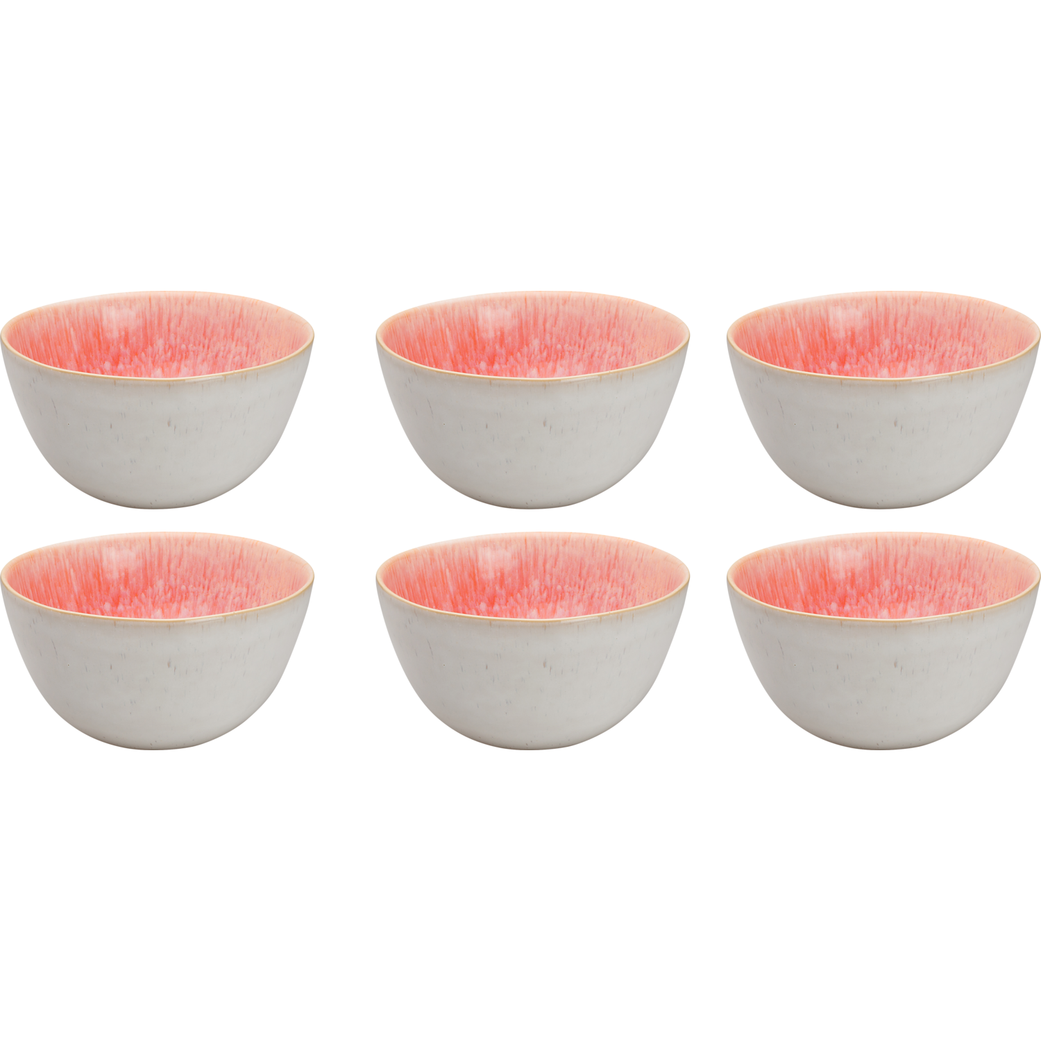Palmer Schaal Coral Sea 15 cm 80 cl Roze Stoneware 6 stuk(s)