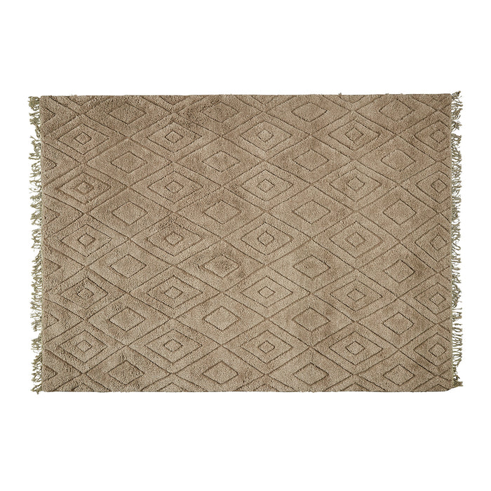 by fonQ Square Vloerkleed 170 x 240 cm - Groen