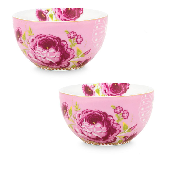 Pip Studio Kommen - Set van 2 - Roze - Early Bird - Ø12cm