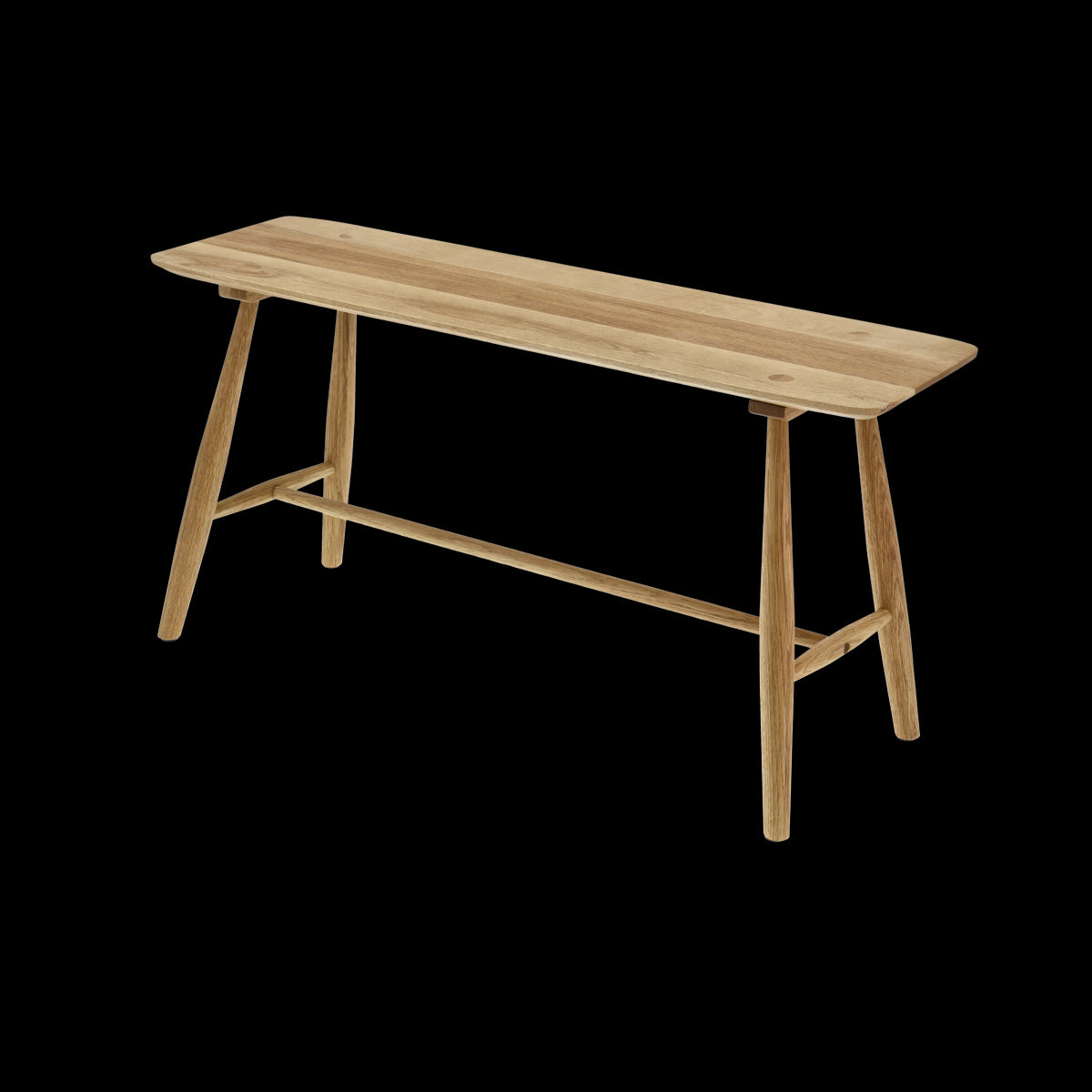 Villa Collection Bodo houten bankje naturel - 90 x 45 cm