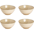Palmer Schaal Dublin 12.5 cm 40 cl Beige Stoneware 4 stuks