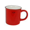 Cabanaz Retro Mok emaille geïnspireerd Scarlet Red