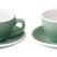 Loveramics - Egg Cappuccinokop met schotel - Set van 2 - 200ml - Mint