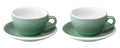 Loveramics - Egg Cappuccinokop met schotel - Set van 2 - 200ml - Mint