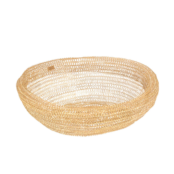 Return to Sender Goud geweven fruitschaal