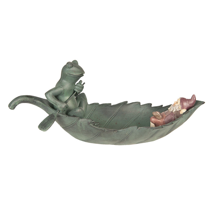 Clayre & Eef Serveerschaal Kikker 48x19x19 cm Groen Kunststof