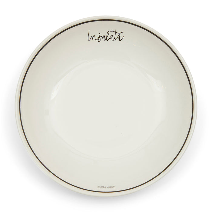 Riviera Maison La Dolce Vita Salad Bowl - 26x26x5 cm