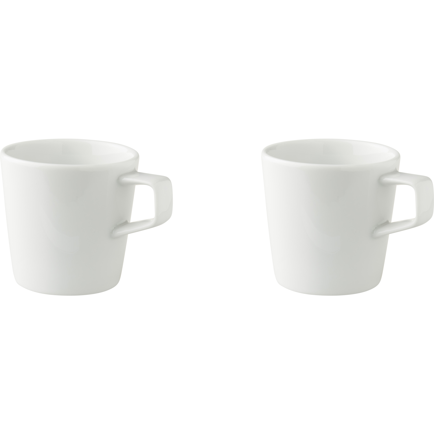 Palmer Beker White Delight 25 cl Wit Porselein 2 stuks