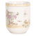 Clayre & Eef Mok 100 ml Beige Bruin Porselein Rond Theemok Koffiemok