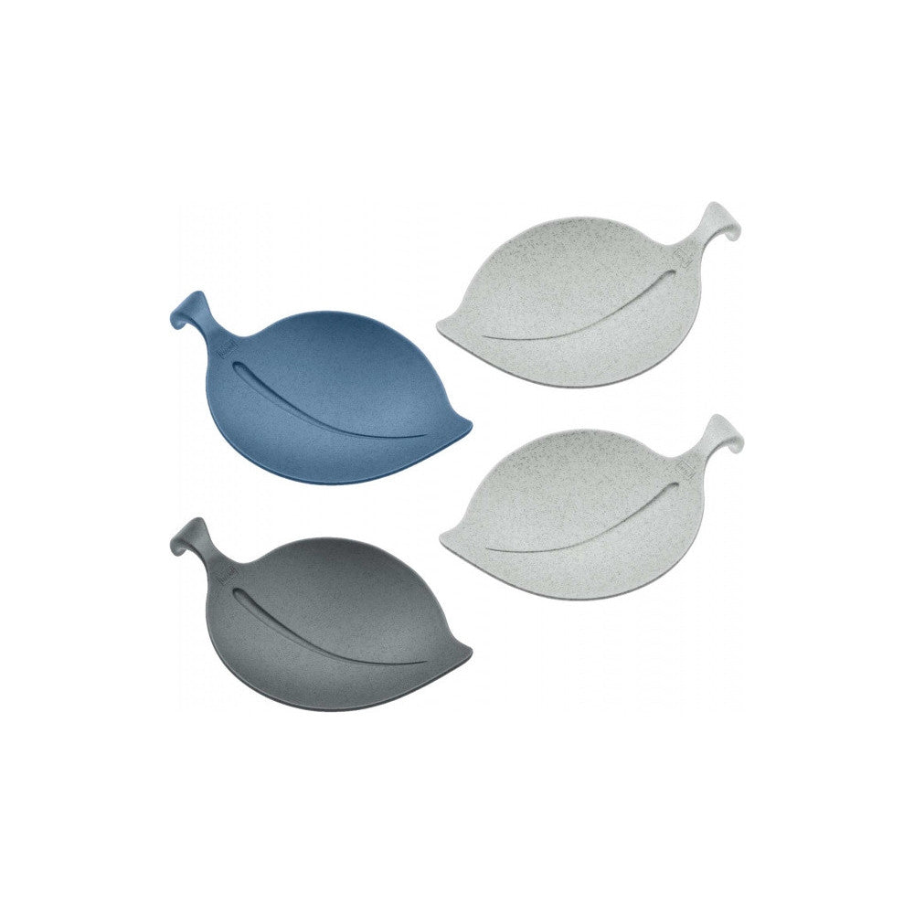 Schaaltje, Set van 4 Stuks, Organic Blauw en Grijs - Koziol | Leaf On