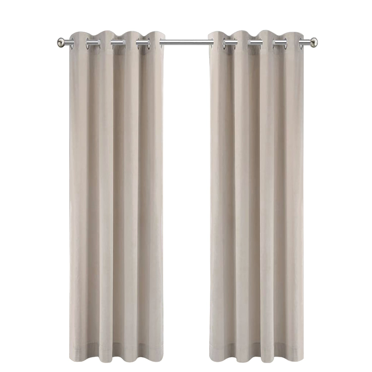 LW Collection Kant en klaar gordijnen beige 290x270cm