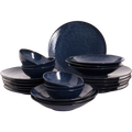 Palmer Serviesset Kiryu Porselein 6-persoons 24-delig Blauw