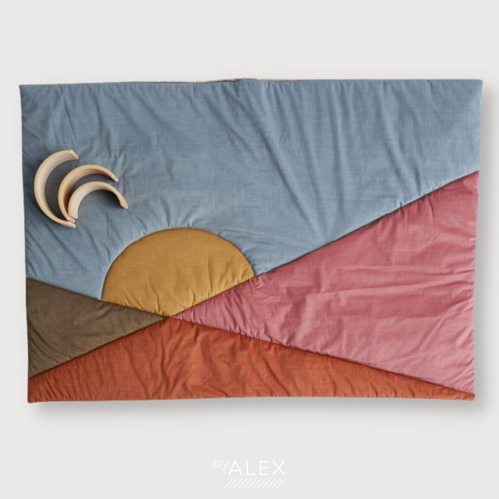 byAlex Speelkleed voor Baby - Blue Sunset - 95x75cm