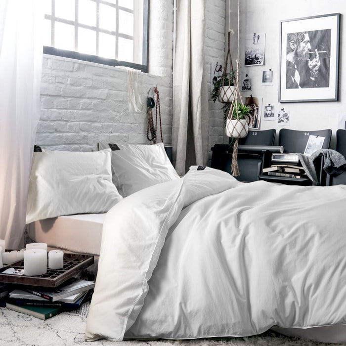 BLCKOUT Dekbedovertrek Katoen Oslo - wit